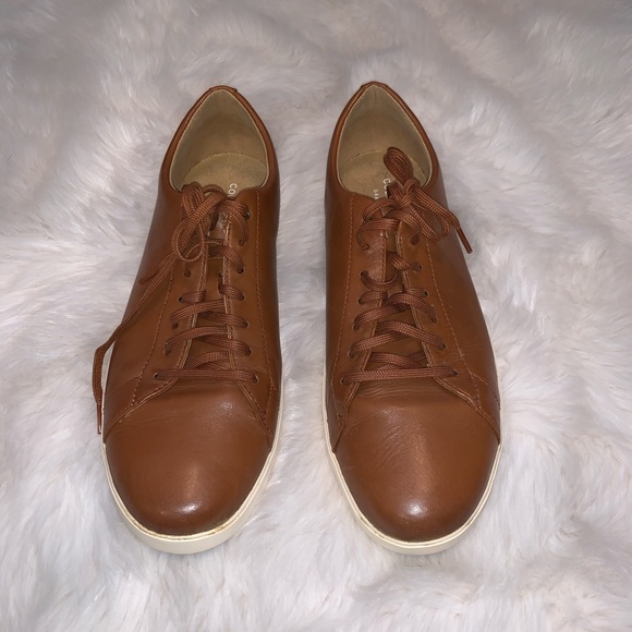 Cole Haan. Men'sGrand Crosscourt II Sneakers,Brown - Picture 2 of 6